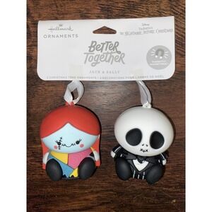 HALLMARK ORNAMENTS BETTER TOGETHER THE NIGHTMARE BEFORE CHIRSTMAS JACK & SALLY